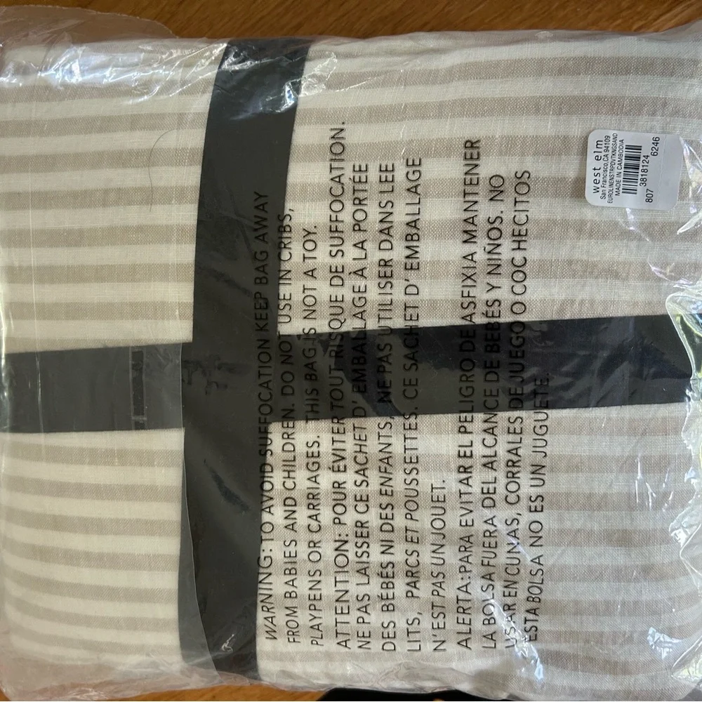 West elm kind linen duvet